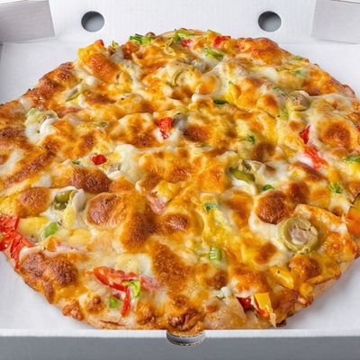 Tuna pieces Oriental Pizza