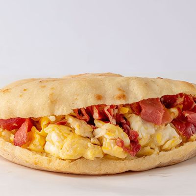 Pastrami Omelette Sandwich