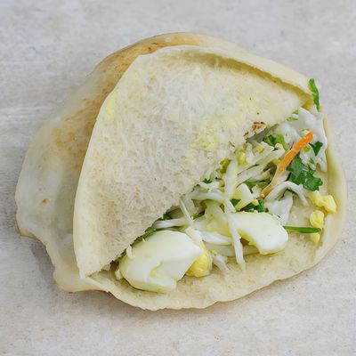 Boiled Egg Sandwich With Butter
