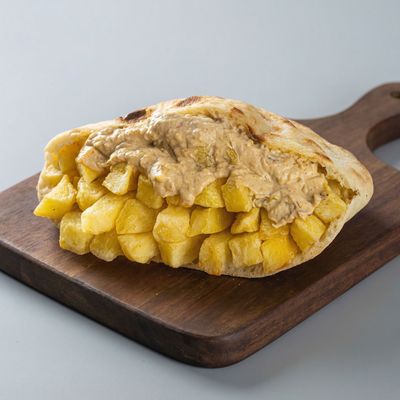 Baba Ghanoush Potato Sandwich