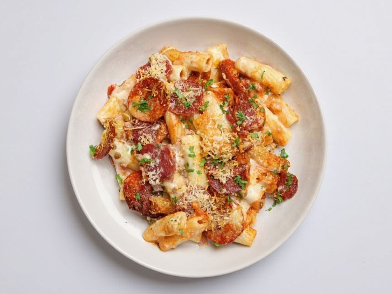 Sausage And Cheese Pasta