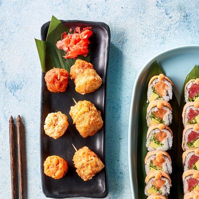 Salmon crispy bites