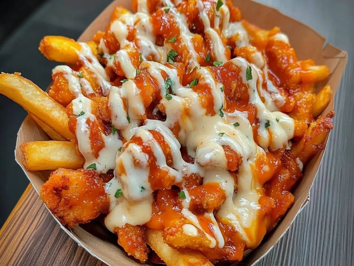 Tender Chicken With Loaded Fries