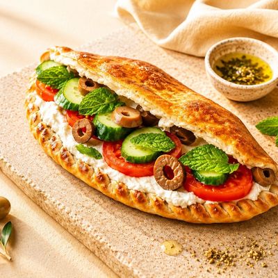 Labneh Calzone