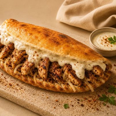 Chicken Shawarma Calzone
