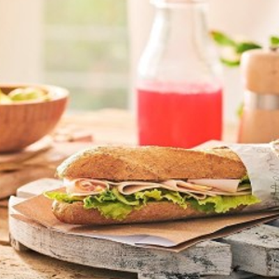 Smoked Turkey With Gouda Cheese Sandwich
