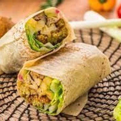 Falafel Saj Bread With Potato