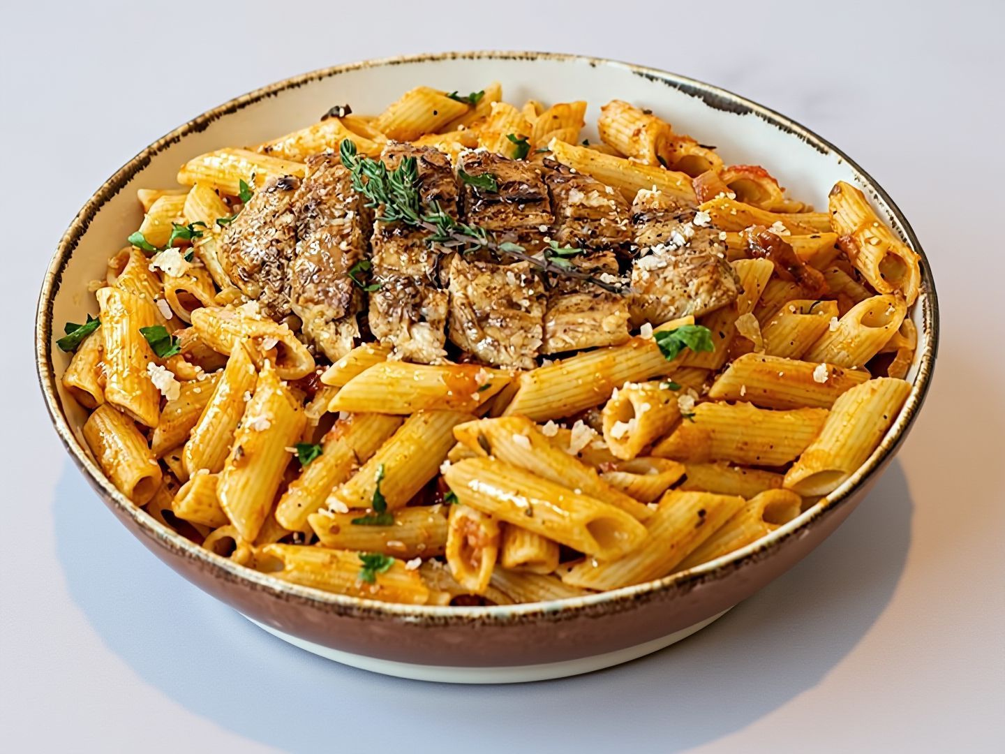 Chicken Marinara Pasta Plate