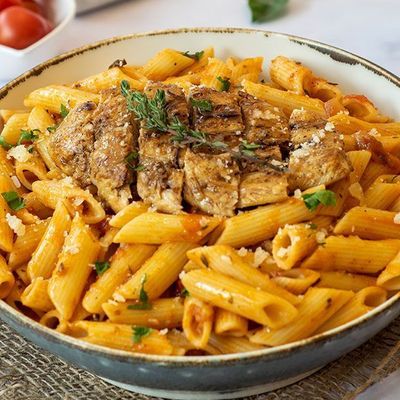 Chicken Marinara Pasta Plate