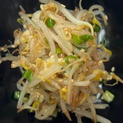 Korean-flavored bean sprouts