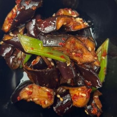Korean-flavored eggplant