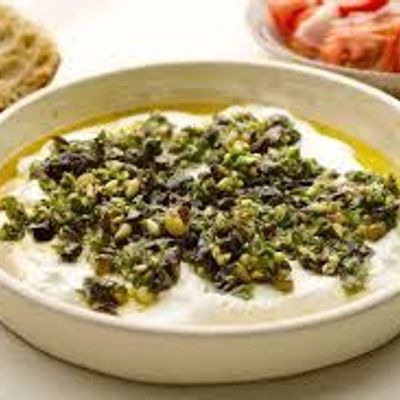 Labneh And Olive Manoucheh