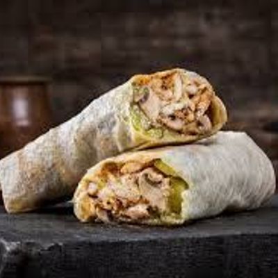 Mozzarella And Mushroom Shawarma Sandwich