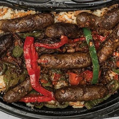 Rice With Sausage Pieces