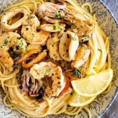 Seafood pasta