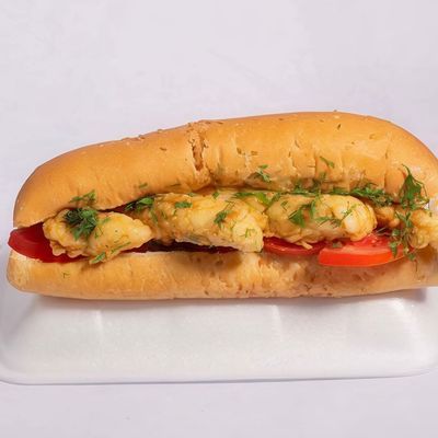 Shrimp kofta sandwich