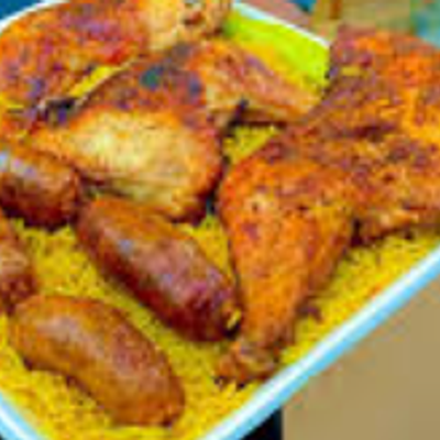 Whole Chicken And Half Tikka With Half Mombar