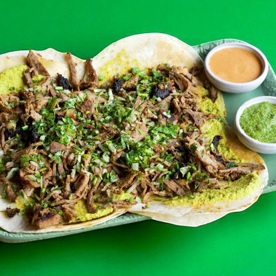 Mexican style beef shawerma
