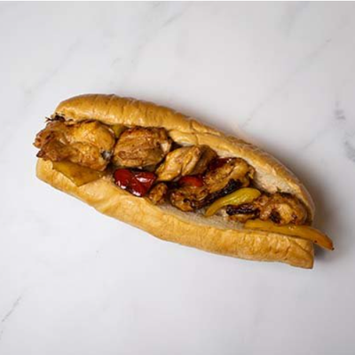 Charcoal Grilled Shish Tawook sandwich