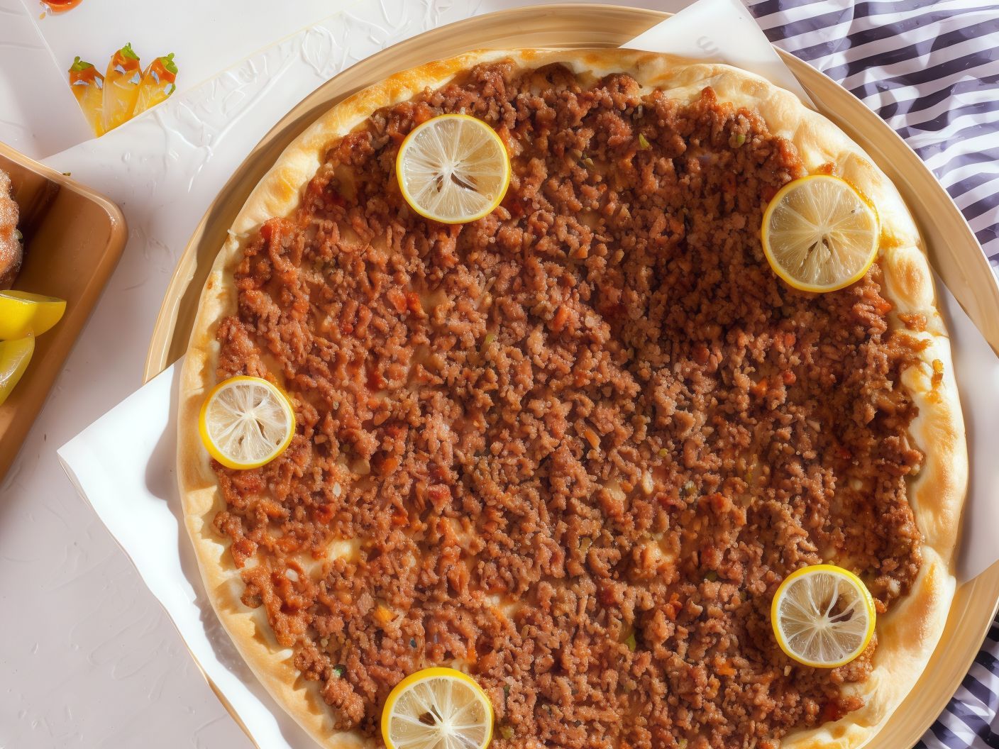 Meat On Dough Manoucheh