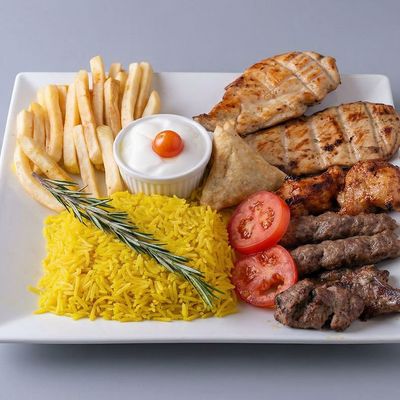 Mix grill plate