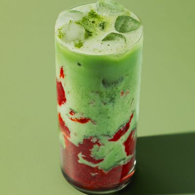 Iced Strawberry Matcha