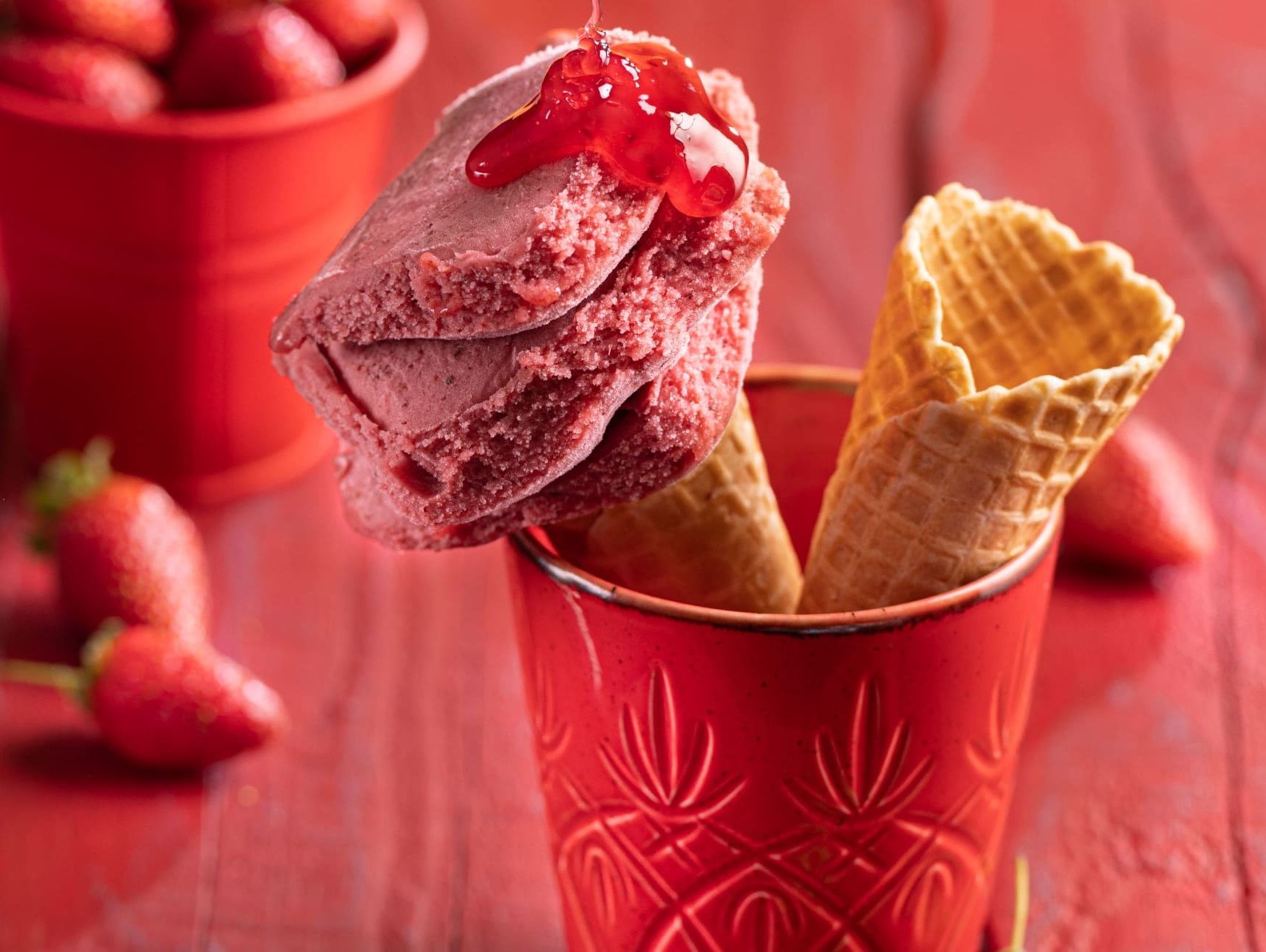 Strawberry Ice Cream