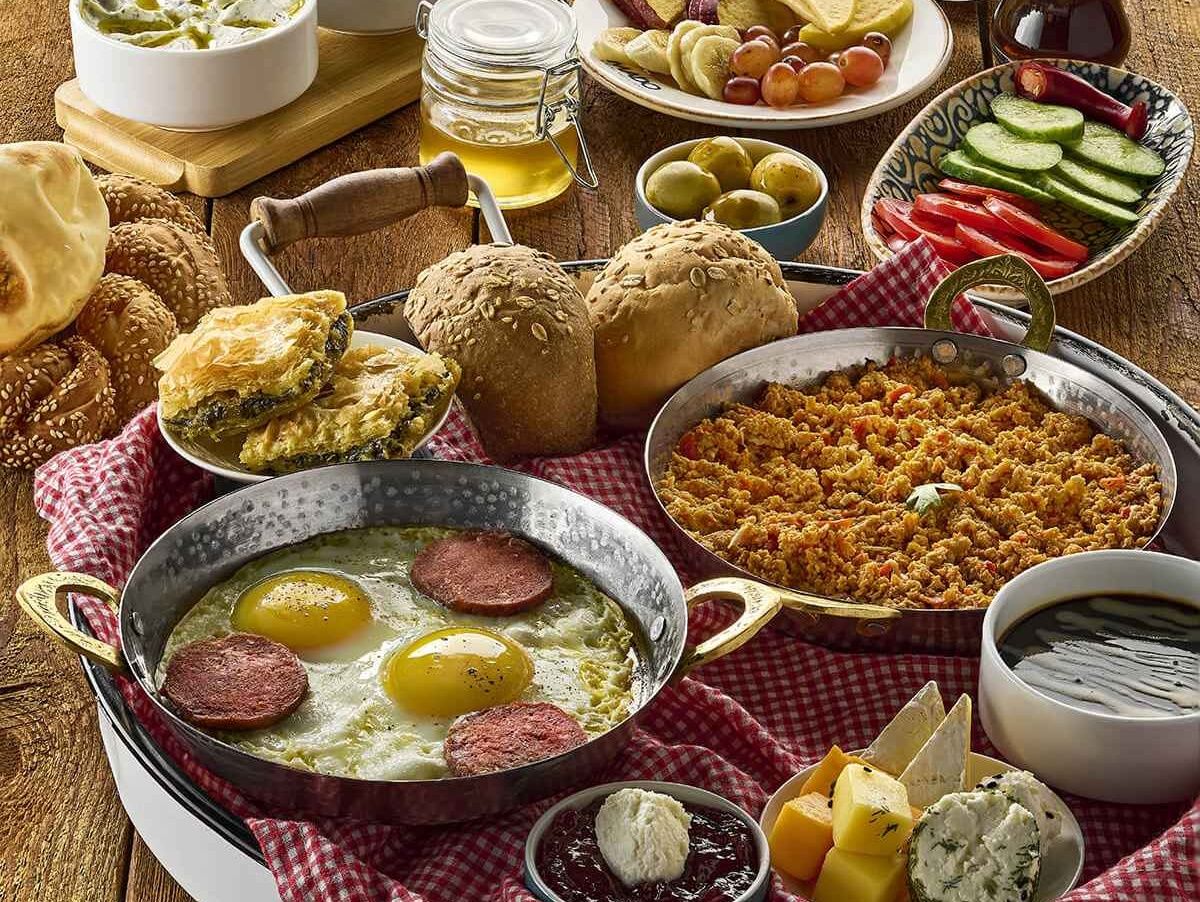 Special breakfast tray