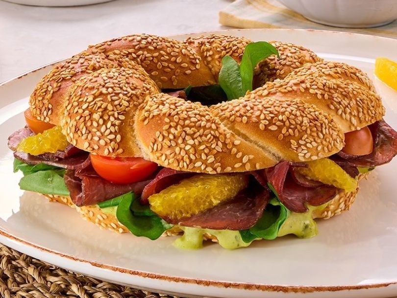 Egyptian pastrami Simit