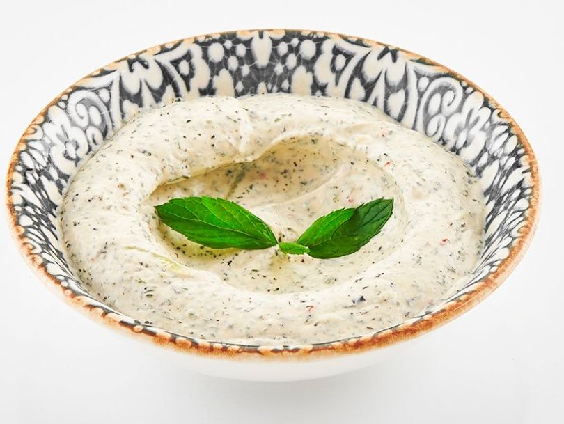 Cucumber and garlic tzatziki