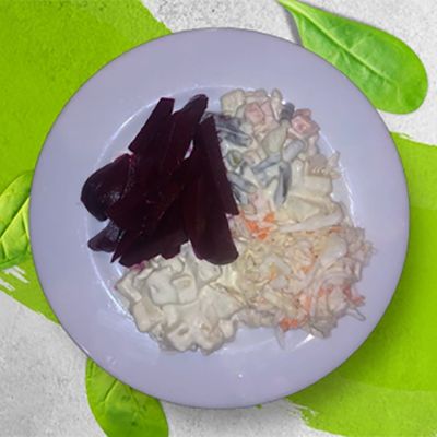 Large assorted fasting salad