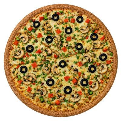 Whole Grain Mushroom Pizza