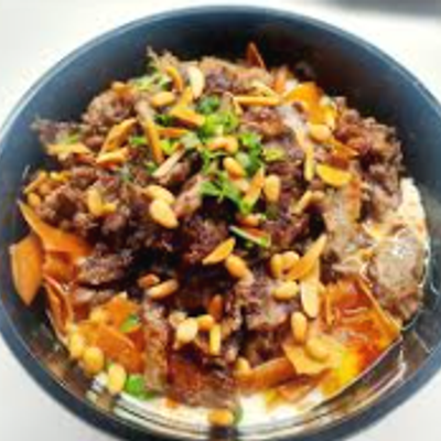 Meat Shawerma Fatteh Meal