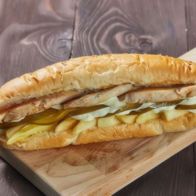 ساندويتش دجاج بدون عظم