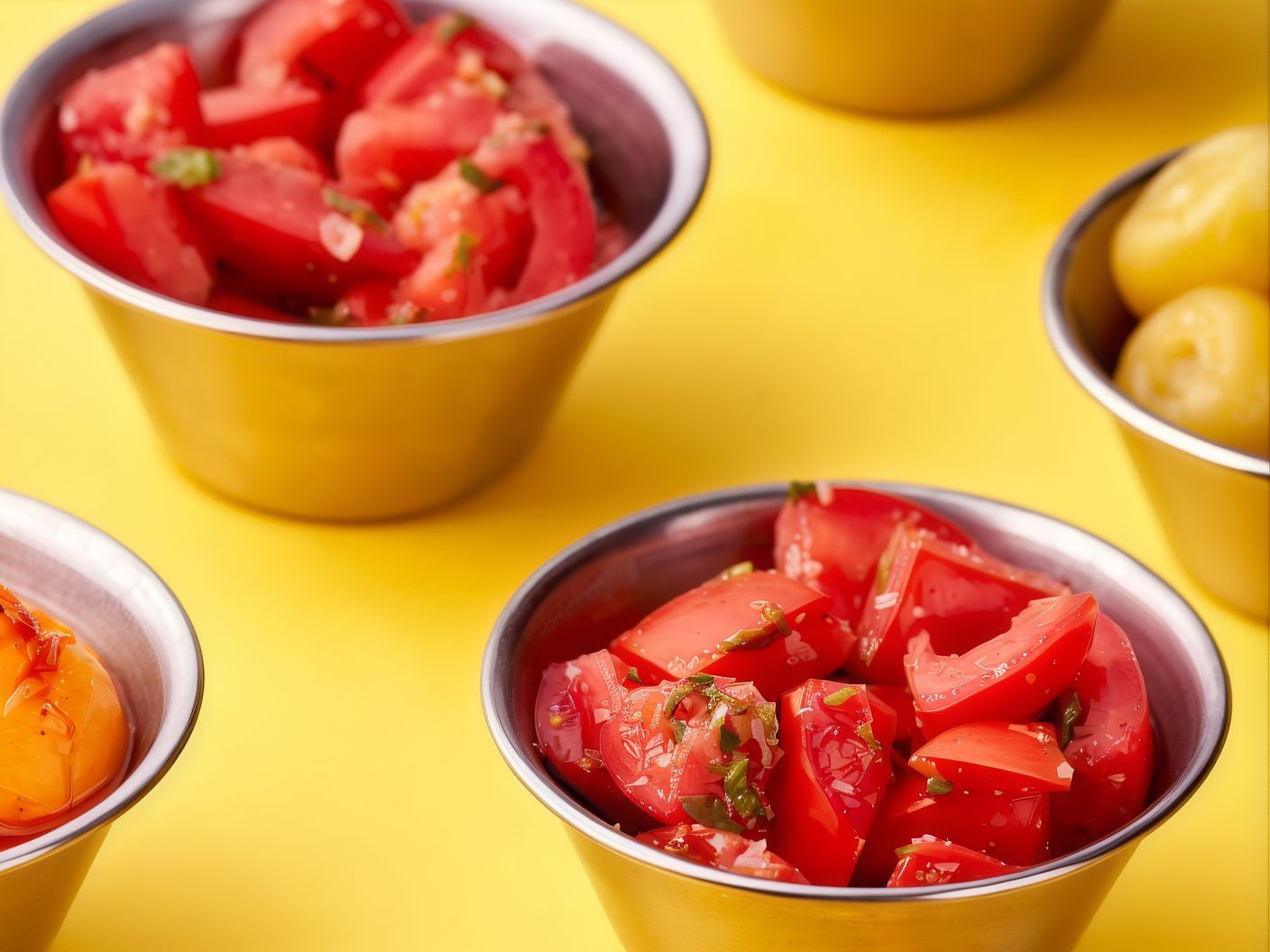 Marinated tomatoes