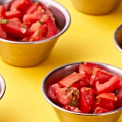 Marinated tomatoes