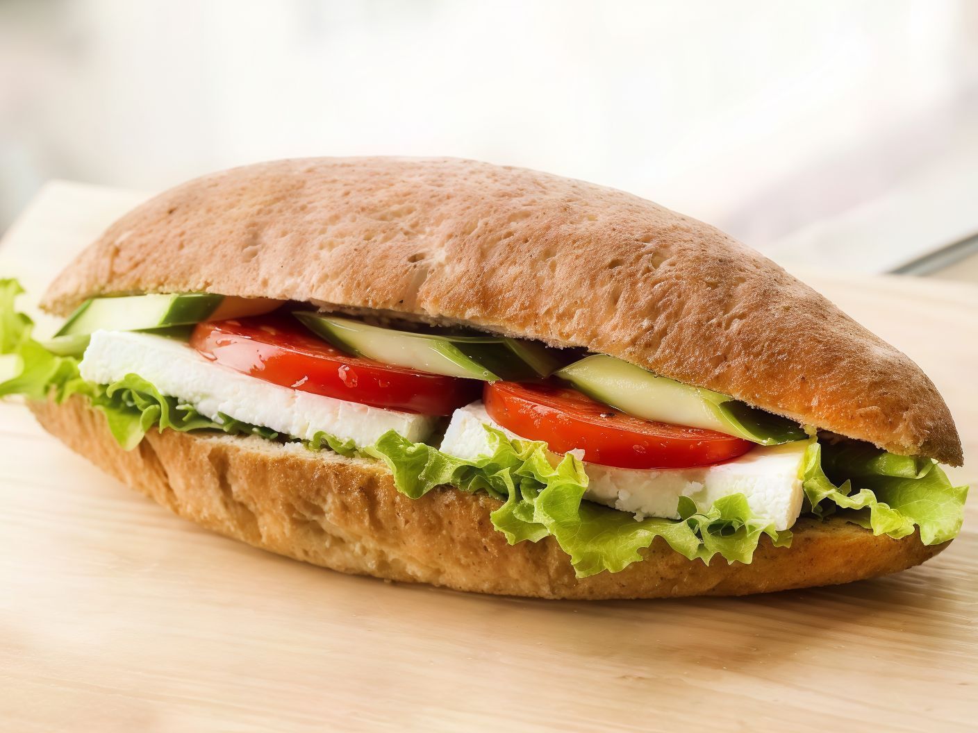 Light Feta Sandwich