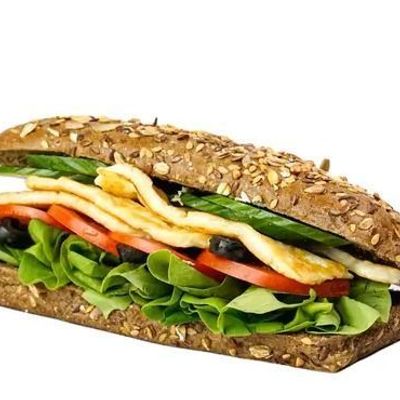 Grilled Halloumi Cheese Sandwich