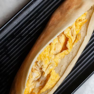Vegetable Omelette Sandwich, French Style