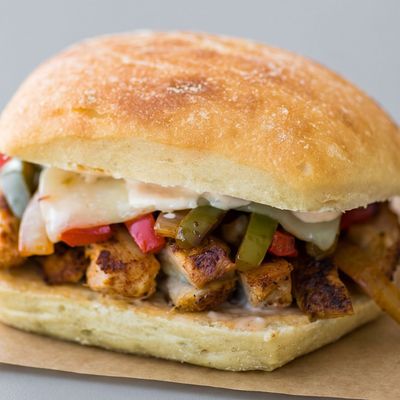 Beef fajita Sandwich