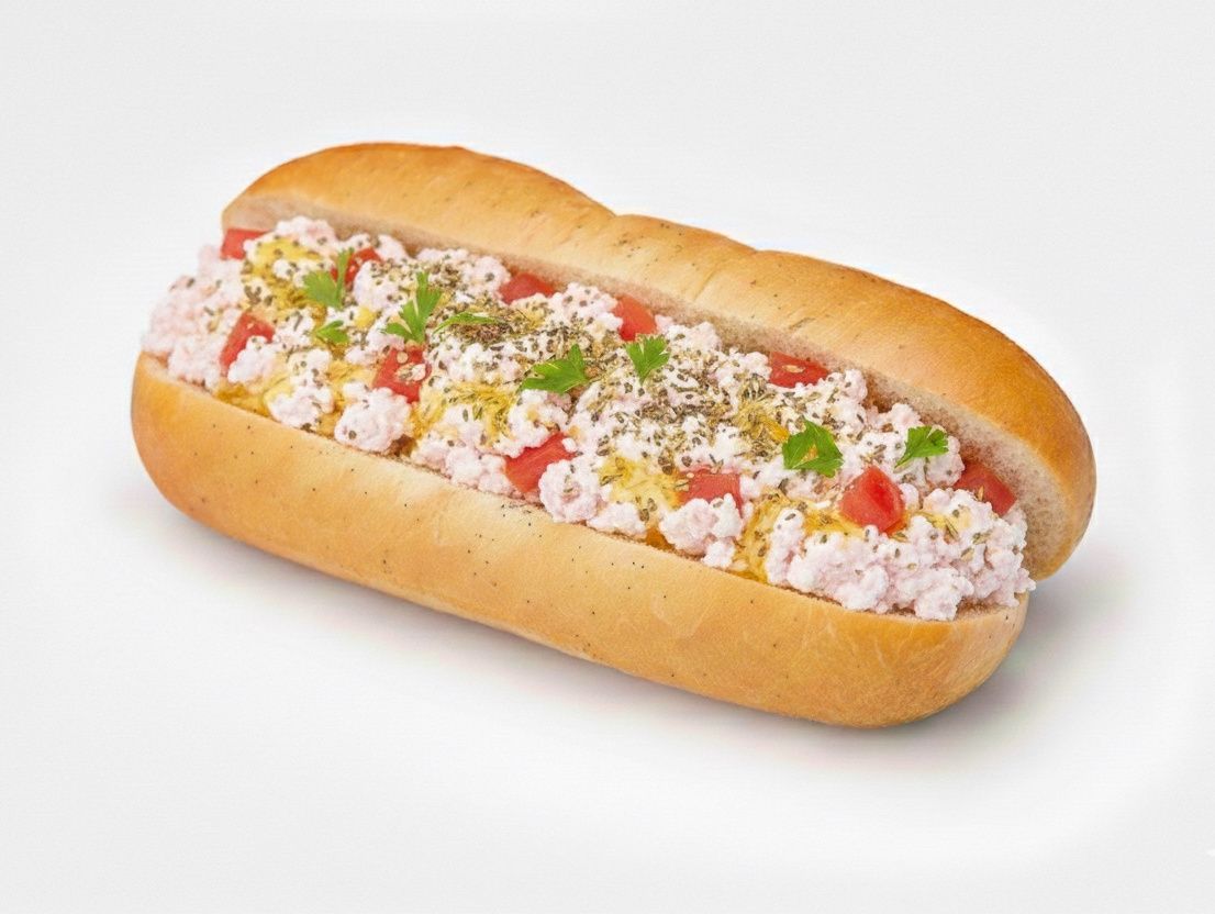 Feta cheese sandwich