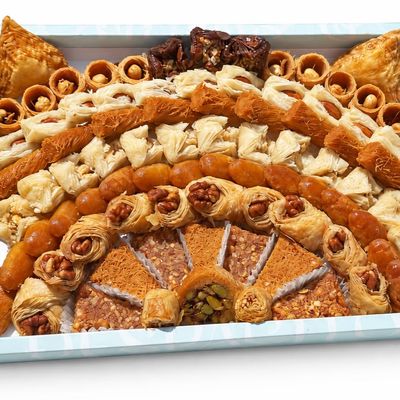 Oriental Sweets Box with Nuts