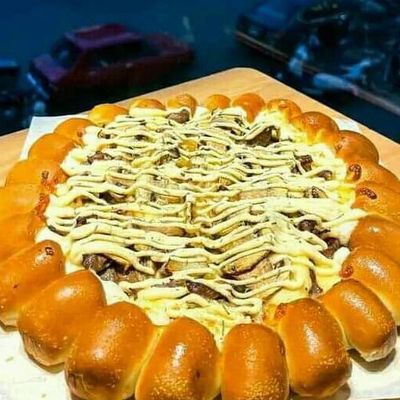 Pastrami pizza