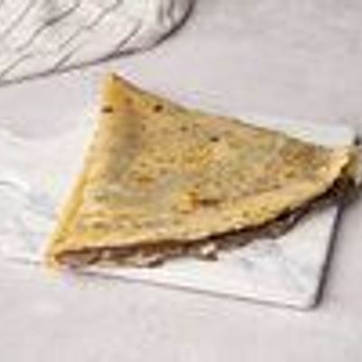 Chocolate crepe.