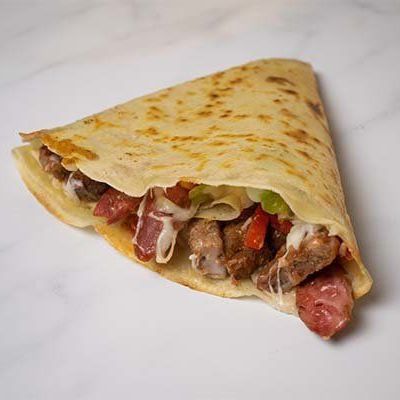 Mix meat crepe