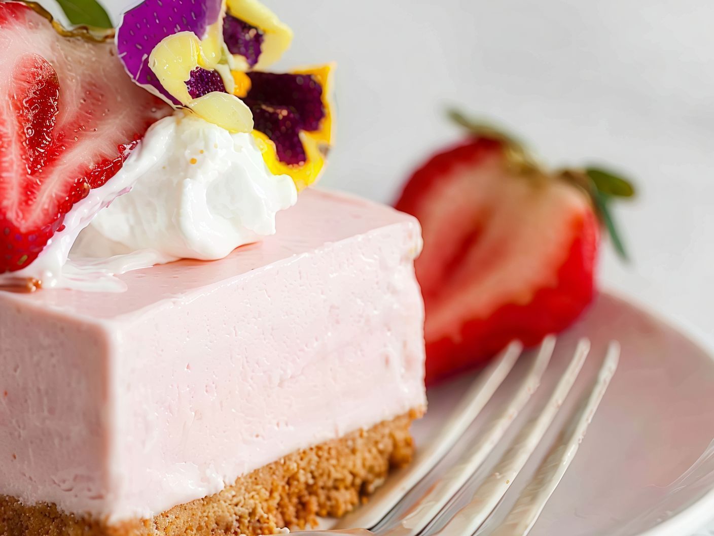 Strawberry Cheesecake Slice