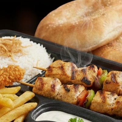 Shish Tawook and Strips Meal