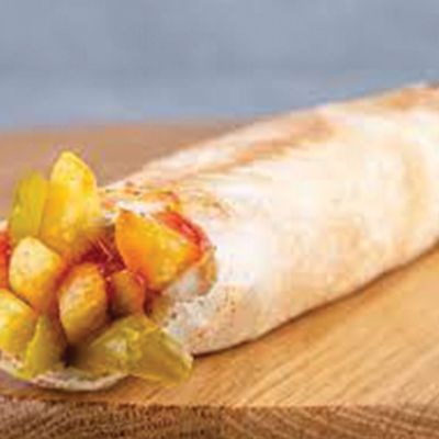 Syrian potato mozzarella sandwich