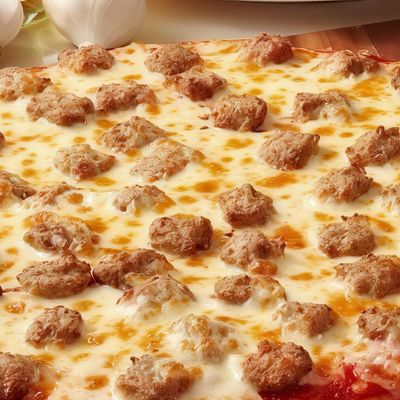 Italian sausage pizza