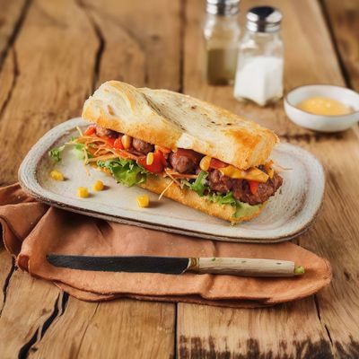 Spicy mexicano sandwich